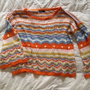 Colorful Striped Women's Sweater